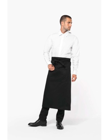 KAR-K8004-POLYCOTTON EXTRA-LONG APRON